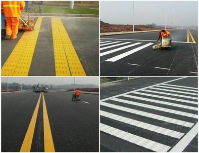 阜阳阜阳道路划线，热熔标线